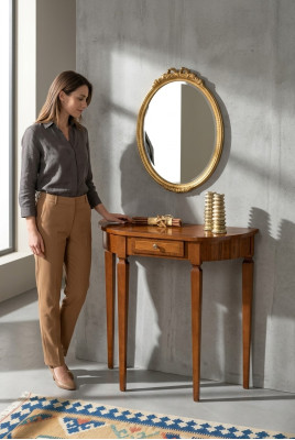 Möbel Stil Art Déco Konsolentisch Spiegel Holz Italienische Tische Konsolen 2tlg