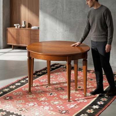 Esstisch Luxus Rund Tisch Massiv Holz Italien Neu Esszimmer Tische Runde Möbel