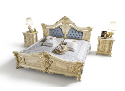 Möbel Design Möbel Italien Bett Möbel Doppelbett Naturholz Schlafzimmer