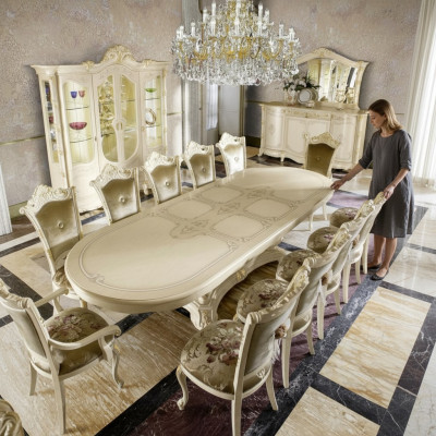 Esszimmer Set Ess Gruppe Holz Tisch Tische Komplett Set Esstisch 12 Stühle 13tlg