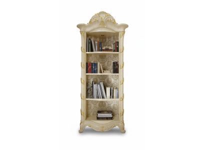 Klassische Schrank Bücherschrank Holz Neu Bücherregal Vitrine Vitrinenschrank