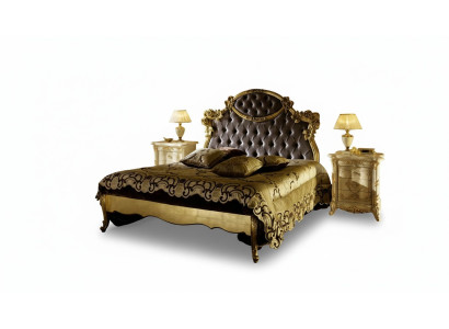 Klassisches Bett Luxus Betten Chesterfield Schlafzimmer Hotel Barock Möbel Neu