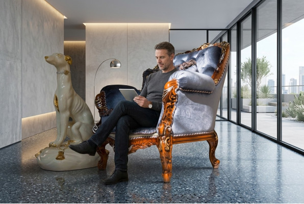 Design Luxus Klassische Lehnen Textil Sessel 1-Sitzer Sofa Polster Sofas Einsitzer