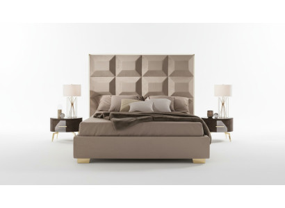 Design Modern Luxury Bedroom Nightstand Beds Bed 3-piece Bedroom Set   Dizajn Moderní Luxusní Nocní Stolek Postele Postel 3-dílná Sada Ložnice