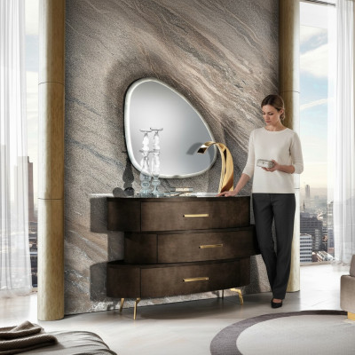 Designer Dřevěná Komoda Skříň Skříně Sekretář Konzoly Toaletní Stoly Stůl