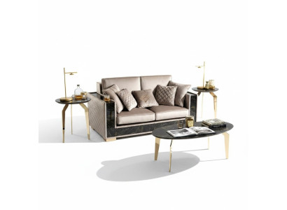 Zweisitzer Sofa 2 Sitzer Big XL Couch Sofas Couchen Wohnzimmer Design Neu