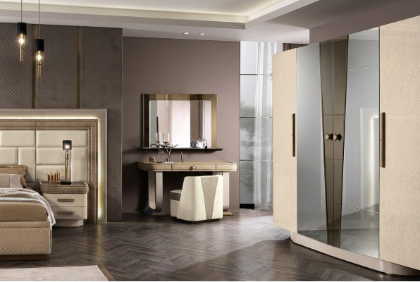 Vanity table Bedroom Stool Set Chest of drawers Table Console Mirror
