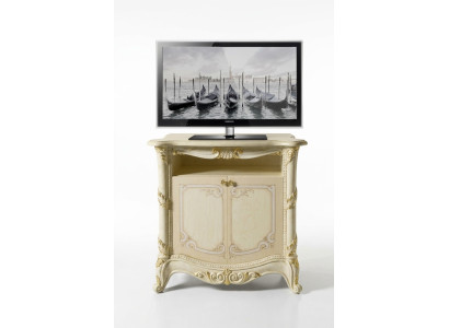 tv Sideboard rtv Wohnzimmer Design Regal Beige Holz Regale Lowboard Italien Neu