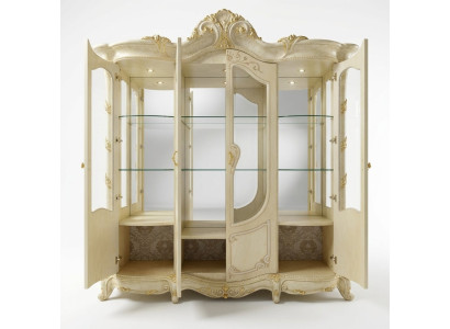 Wohnzimmer Schau Schränke Italienische Möbel Vitrine Glas Schrank Vitrinen Neu