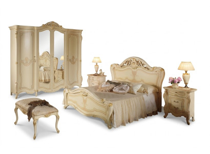 Bett Holz Schlafzimmer Set Möbel Modern Luxury Betten Neu 2x Nachttisch 3 tlg