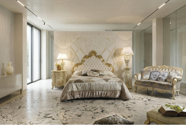 Postel 2x noční stolek 3 kusů. Designový hotelový set ložnice nový