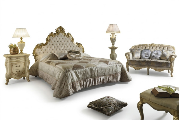 Postel 2x noční stolek 3 kusů. Designový hotelový set ložnice nový
