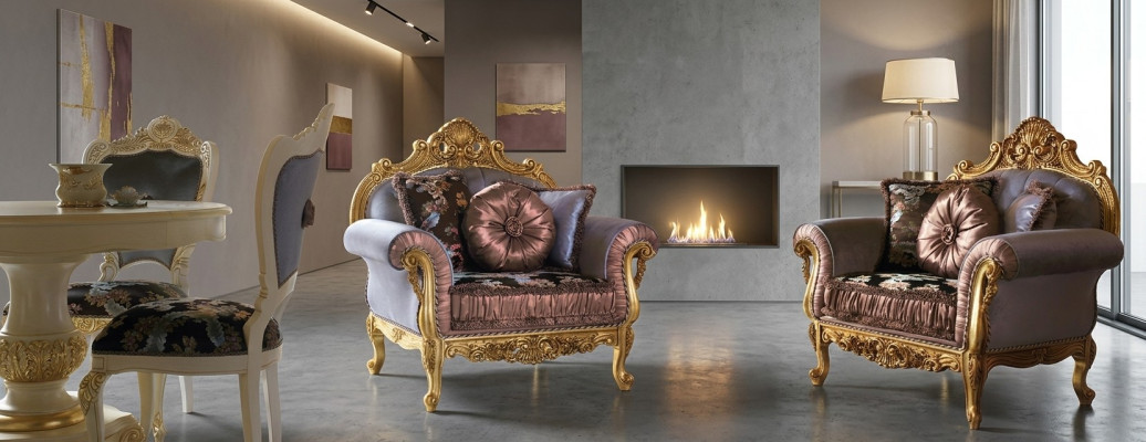 Art déco design křeslo textilní obývací pokoj lounge nové luxusní designové nábytek židle