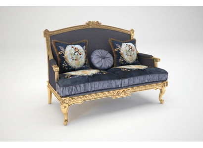 Nábytek 2-sedačková sofa gauč čalouněná lounge klub gaučový design dvousedadlo.