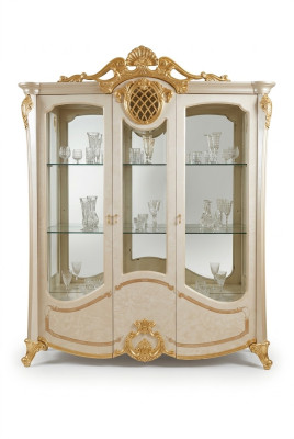 Vitrine Schrank Vitrinen Schau Schränke Design Italienische Möbel Wohnzimmer Neu