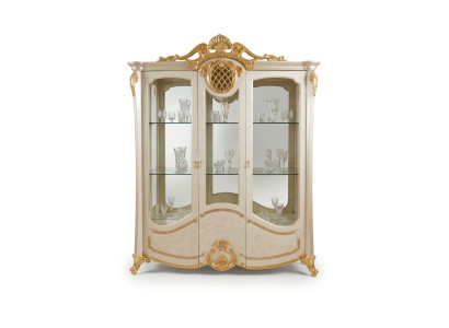 Vitrine Schrank Vitrinen Schau Schränke Design Italienische Möbel Wohnzimmer Neu