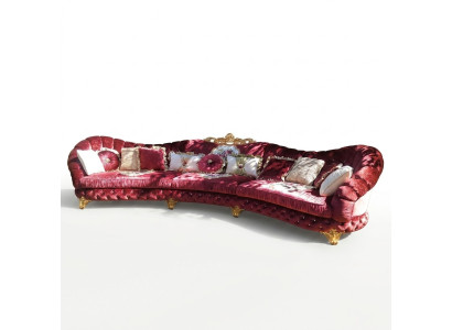 Designer Sofa Ecksofa Wohnlandschaft Rund Couch Samt Couch Sofa Ecksofa Italien