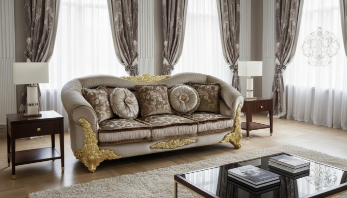 Sofa 3er Sitz Sofas Zimmer Braun Chesterfield Dreisitzer Couch Polster Design