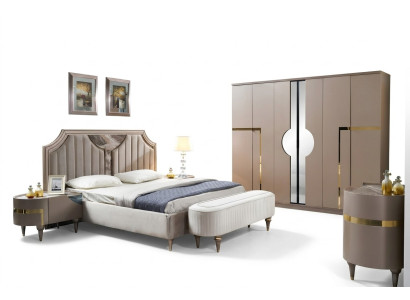 Möbel Modern Luxus Betten Neu Bett 2x Nachttisch 3 tlg. Schlafzimmer Set Design
