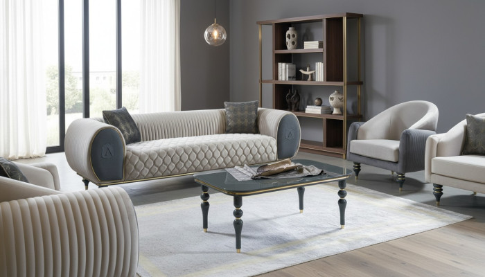 Nábytek Stůl Luxusní Konferenční Stůl Dřevo Moderní Obývací Stůl Design Stoly