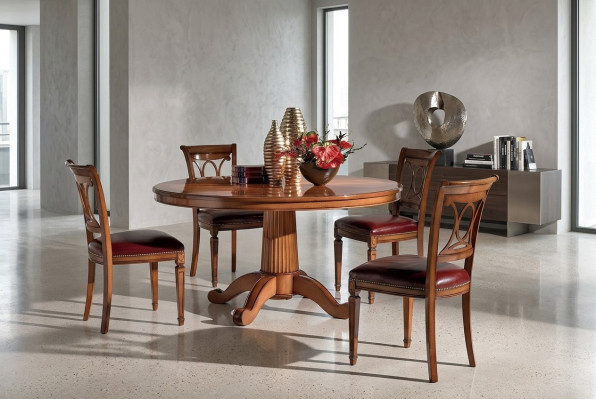 Garnitur 4x Stühle Art déco Polster Design Neu Holz Ess Stuhl Zimmer Set Sitz