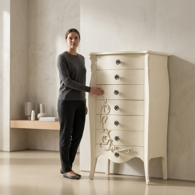 Noční stolek, noční stolek, komoda, konzola s úložným prostorem, designové konzole
