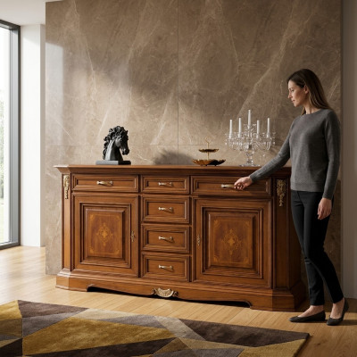 Kommoden Klassisch Kommode Sideboard Möbel Holz Schränke Anrichte arredoclassic