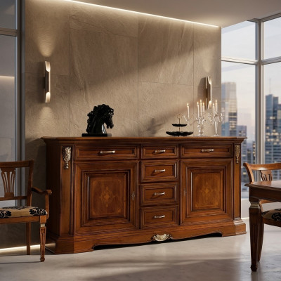 Kommoden Klassisch Kommode Sideboard Möbel Holz Schränke Anrichte arredoclassic