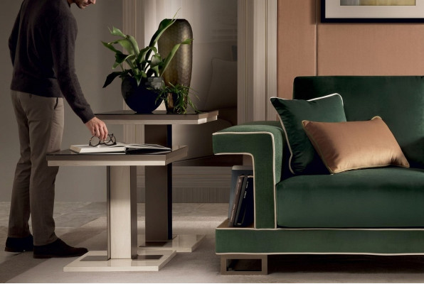 Překládám: Vedlejší stůl Design Obývací stůl Stoly Nový Set 2x Konferenční stolek Kávový stůl