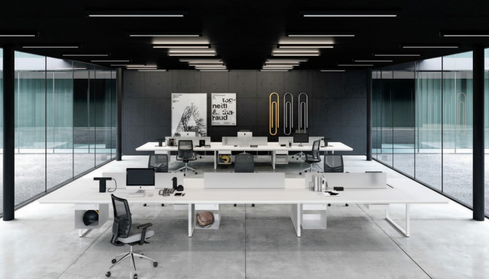 Computertisch Bürotisch Counter 6 Personen Laptoptisch Tische Arbeitstisch Neu