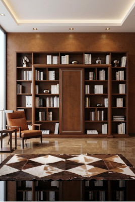 Bücher Schrank Italienische Möbel Regal Holz Schränke Regale Vitrine Anrichte