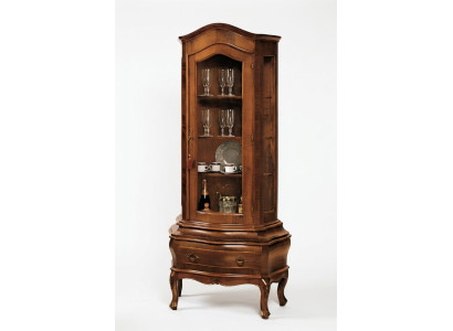 Anrichte Massivholz Sideboard Wohnzimmer Anrichte Vaccari cav giovanni Glastüren