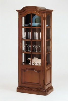 Masivní dřevěné komody, obývací pokoj sideboard, komody Vaccari Cav Giovanni, vitríny.