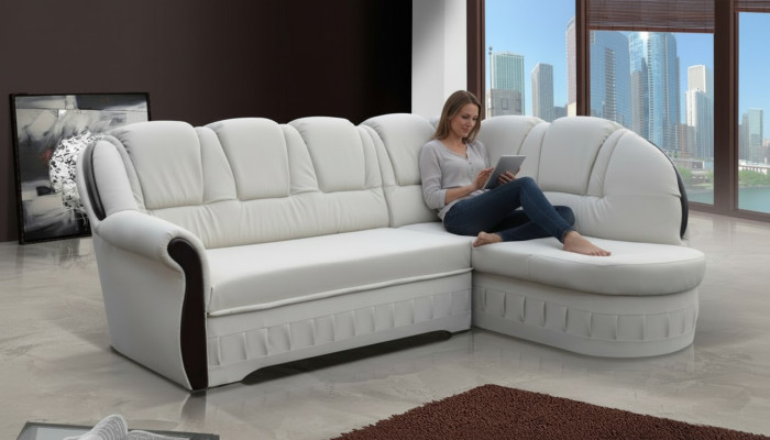 Couch Wohnlandschaft Eck Garnitur Design Modern Sofa L-Form Stoffsofas Neu
