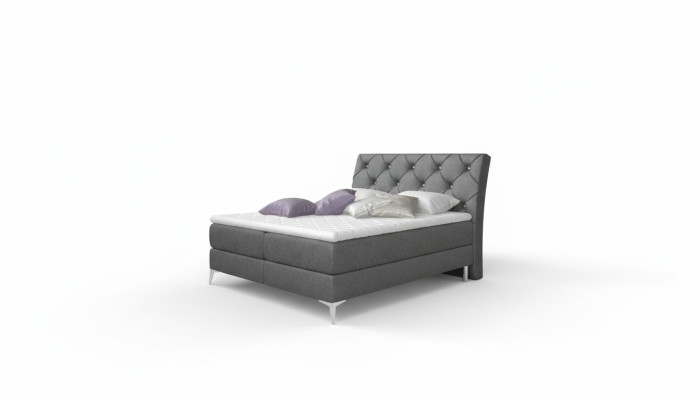 Designer postel Ložnice postele Textilie Hotel Polstrovaná postel Chesterfield Boxspring
