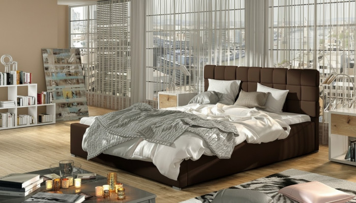 Návrhářská postel Ložnice Lůžka Textilie Hotel Luxusní Polštář 200x200cm