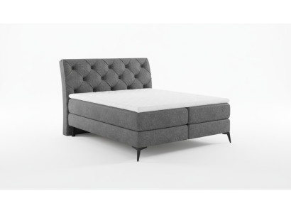 Chesterfield Silver Polštářová postel Manželská postel Postele Big XXL Designer Luxus.