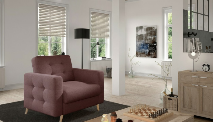 Křeslo Návrhářské židle Čalounění Relax Látka Textil Společenská Místnost Nový Televize 1 Sedadlo