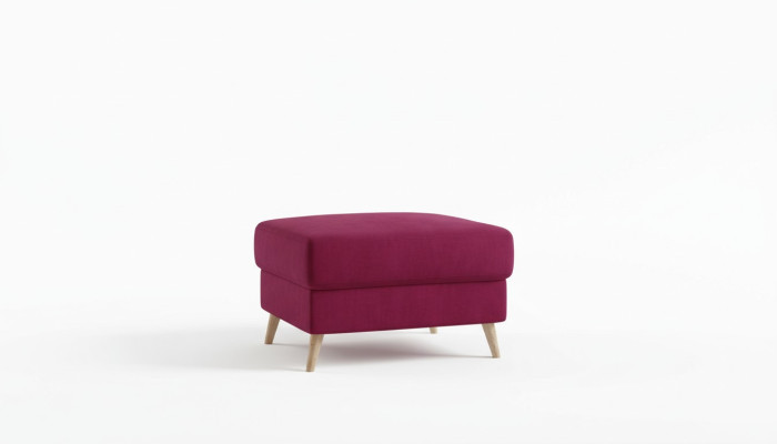 Hocker Pouf Sofa Polster Beistellhocker Fußhocker Ottomane Möbelhocker Pink