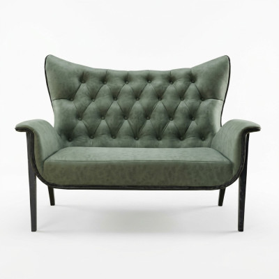 Chesterfield Sofa 2 Sitzer Polster Designer Couchen Garnitur Sofas Zweisitzer