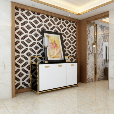Design Kommode Schrank Luxus Edelstahl Kommoden Schrank Dekorative Regal