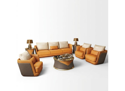Edle Luxus Klasse Wohn Zimmer Set Garnitur Sofa Couch Polster 7tlg. Set