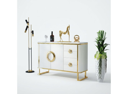 Edle Design Kommode Sideboard Italienische Kommoden Lowboards Leder