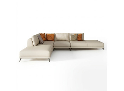 Ecksofa Polster Garnitur Wohnlandschaft Dekor L Form Designer Sofa Couch