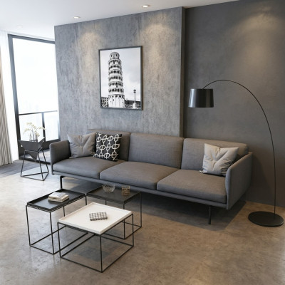 Design Sofa 4 Sitzer Wohnzimmer Couch Couchen Polster Sofas Neu XXL
