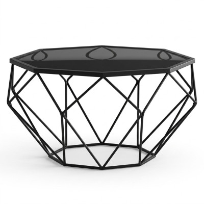 Design Couchtisch mit Beistelltisch 2tlg. Set Edelstahl Tisch Sofa Tische