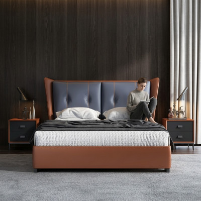 Italienische Schlafzimmer Betten Stil Möbel designer Bett + 2 Nachttische
