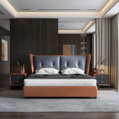 Italienische Schlafzimmer Betten Stil Möbel designer Bett + 2 Nachttische