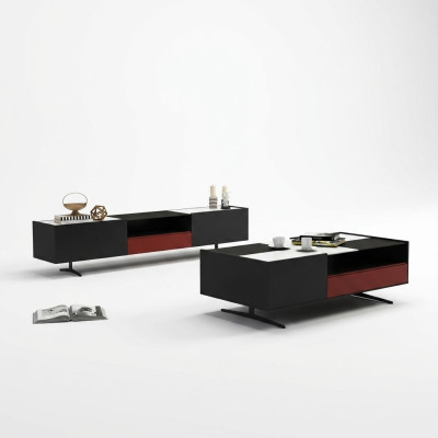 Wohnzimmerschrank Sideboard rtv Kommode TV Schrank Modern Deko Lowboard