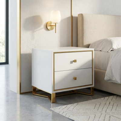 Nachttische Nachttisch Nachtschrank Nachtkonsole Dekorative Beistell Tisch